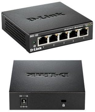 D-Link DGS-105 5-port Desktop sklopke Prod. Tip: Network / prekidači 4 do 10 portova