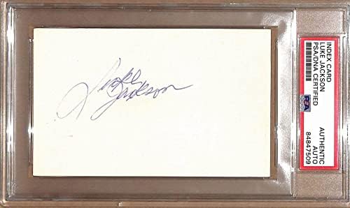 Lucious Luke Jackson sa autogramom 3x5 indeksne kartice 76ers PSA / DNK 178810-NBA potpisi reza