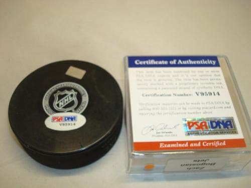 Zach Bogosian potpisao Winnipeg Jets Hockey Puck sa autogramom PSA / DNA COA 1A-sa autogramom NHL Pak
