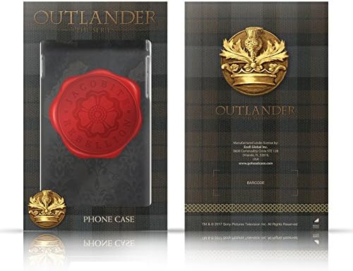 Dizajn kućišta za glavu zvanično licencirani Outlander Jamie tradicionalni likovi kožna maska za novčanik