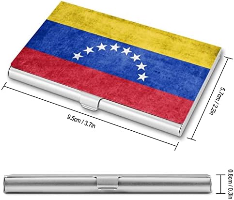 Zastava Venecuele funny Business ID Ime kartica držači slučaj zaštitne kutije Organizator preklop za muškarce