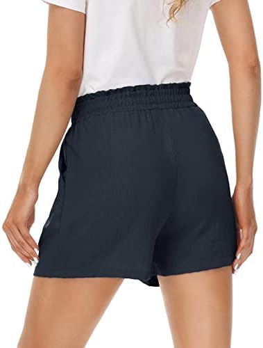 Kancy Kole ženske kratke hlače Ljetne elastične strugove casual šarmova lagana sa džepovima