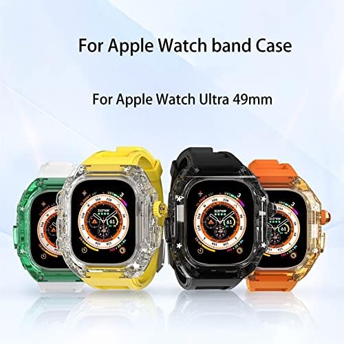 Maalya za Apple Watch Ultra 49mm mod komplet serije 8 7 6 5 4 SE band narukvica remen za sat lakih dužnosti