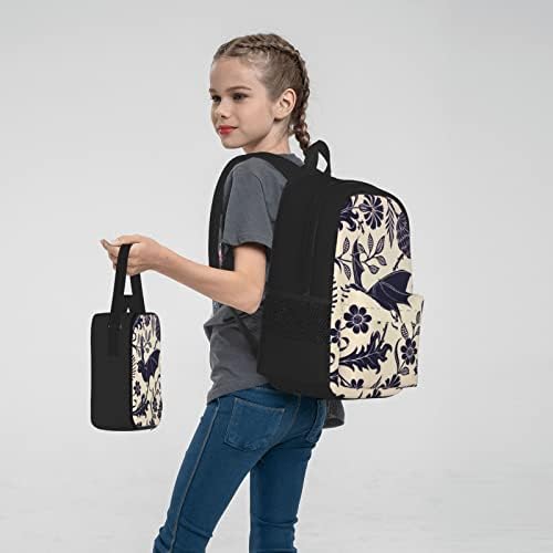 OGNOT uzorak šišmiša štampanje školski ruksak Tinejdžeri djevojčice dječaci školske torbe torba sa torbom