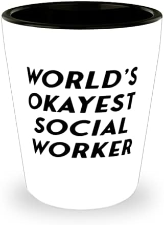 Neodgovarajući socijalni radnik, svjetski u redu socijalni radnik, socijalni radnik pucao staklo od šefa