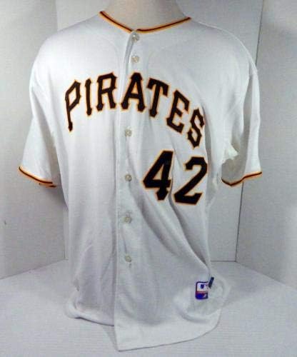 Pittsburgh Pirates 54 42 Igra izdana Bijeli dres Jackie Robinson Day - Igra Polovni MLB dresovi