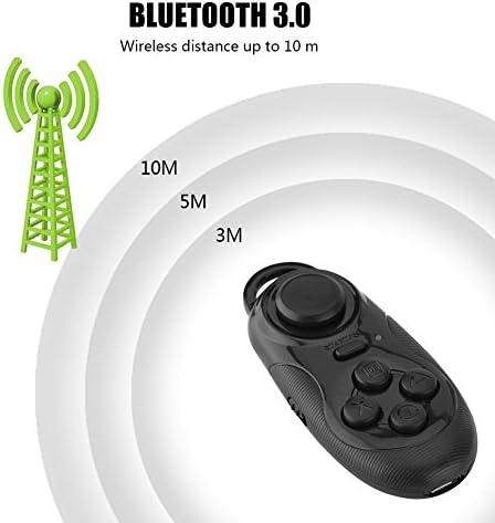 FOSA mini bežični Bluetooth igra Controller Joystick, prenosivi daljinski gamepad Sunpleie TIMER kamere
