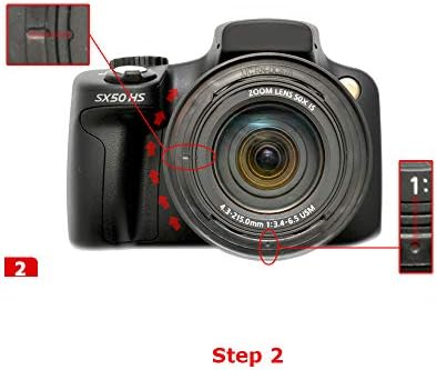 JJC LENS Filtriranje adaptera za Canon PowerShot SX530 HS SX540 HS SX520 HS SX70 HS SX40 je SX30 IS SX20