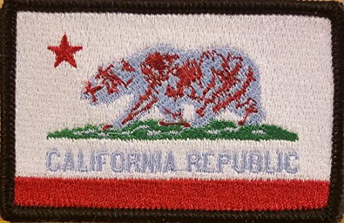 Kalifornijska državna zastava Pravokutnik patriotske nacionalne obrubljene zastave Značka željeza crvena,