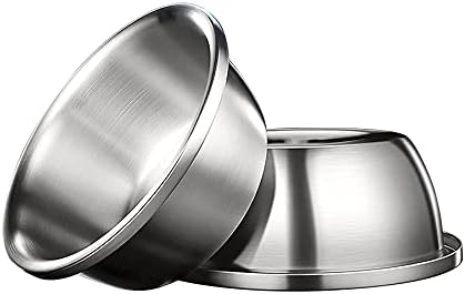 Kyhsom od nehrđajućeg čelika velika zdjelica za pse, 116oz perilica posuđa sigurna metalna hrana i posuda