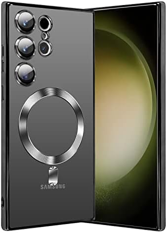 AiCisingn za Samsung Galaxy S23 Ultra ultra ultra, [fotoaparat zaštitnik i kompatibilan sa magsafe] magnetski