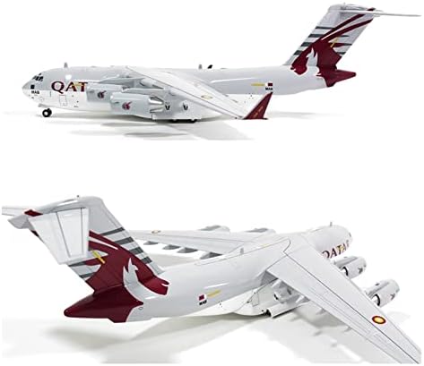 ZIMAGU model aviona simulacija Legura 1: 200 skala C-17 Katar C17 HG7075 Plastična replika simulacija Transport