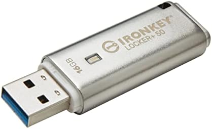 Kingston Ironkey Locker + 50 16GB šifrirani USB fleš disk | USB 3.2 Gen 1 | XTS-AES zaštita | Opcije sigurnosti