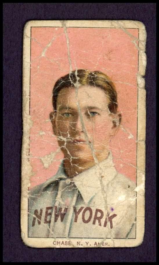1909 T206 PNK Hal Chase New York Yankees Autentični Yankees