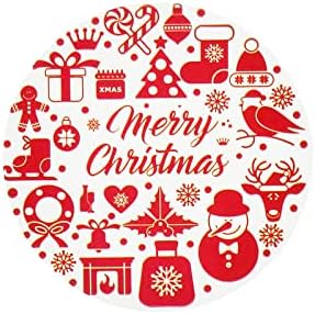 Zelerdo 1000 komada 1,5 inča Sretan Božić naljepnice naljepnice Holiday naljepnice Roll za Božić dekoracije