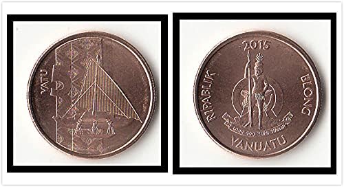 Oceania New Vanuatu 5 Watt Coin 2015 Verzija za kolekciju stranih kovanica kmnew