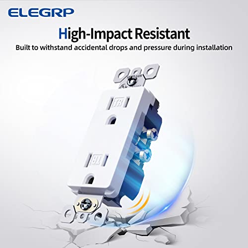 ELEGRP Decorator Zidna utičnica za utičnicu, standardna električna Zidna utičnica otporna na neovlašteno