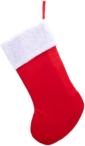 KSA paket od 4 crvene i bijele božićne čarape 8