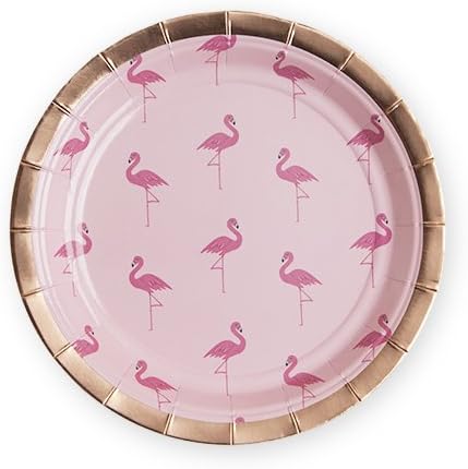 Cakewalk Flamingele predjelo za predjelo za jednokratnu upotrebu, višebojni