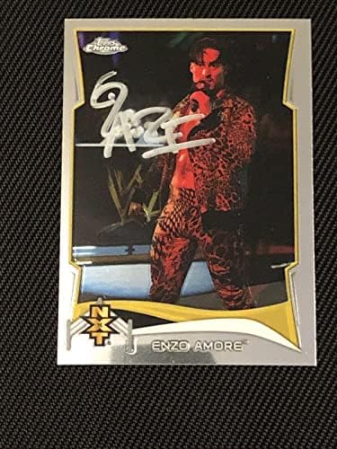 Enzo Amore 2014 TOPPS Chrome NXT Wrestling potpisana autografra - autogramirana hrvanje fotografija
