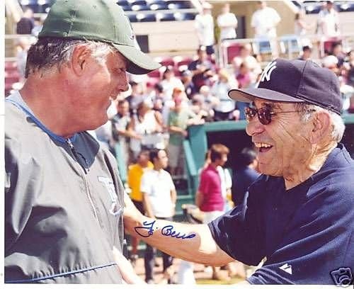 Yogi Berra Ny Yankees W / Piniella potpisan 8x10 fotografiju
