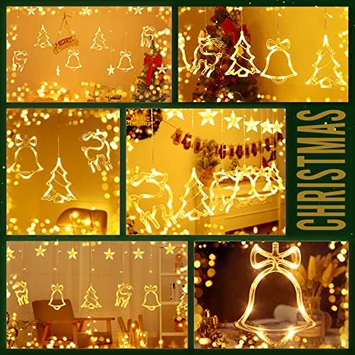 TecSea Božićna svjetla unutrašnja, 138 LED svjetla 9,3 stope duga Božićna dekoracija Unutrašnja svjetla,