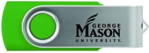 LXG, Inc. George Mason University -8GB 2.0 USB Flash Drive-Green