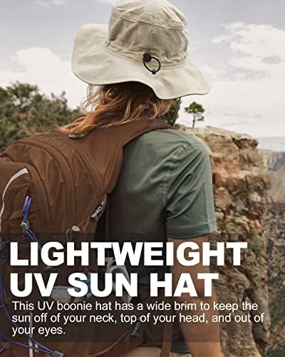 Zylioo XXL Oversize UV šešir za sunčanje za ribolov,prozračni brzo sušeći Boonie šeširi,podesivi Safari