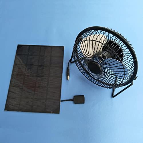 Homoyoyo Prijenosni ventilator 3pcs Koristite sa sustavom za plastičnu solarnu ploču USB mini stol za hlađenje
