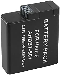 ZAMJENA 1250mAh baterija za GoPro Hero 5 6 7 AHDBT-501 AHDBT-601 AHDBT-701