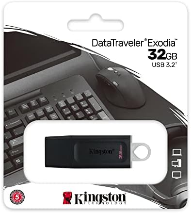 Kingston 32GB USB 3.2 DataTraveler Exodia Flash Drive sa paketom adaptera USB-C