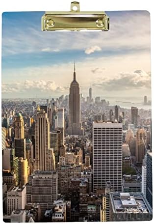 Plastični međuspremnik A4 veličina slova, Empire State Building New York Clipboards za učeničku Učiteljsku