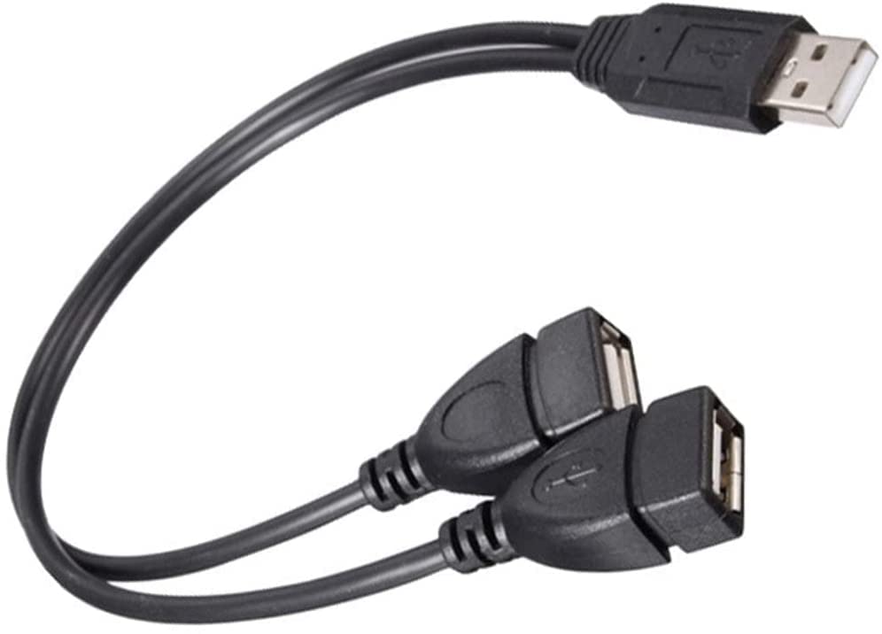 Kabl za prenos podataka Dual USB muški na ženski prenosivi pogodan USB kabl za punjenje USB 2.0 Produžni kabl