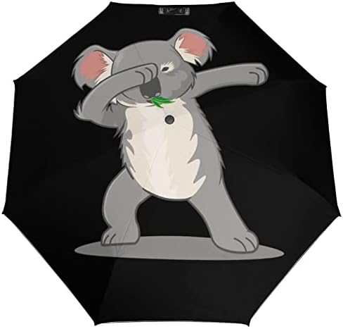 Funny Dabbing Koala Dance 3 Folds Auto Open Close Anti-UV Umbrella putni kišobran prijenosni ljetni kišobrani