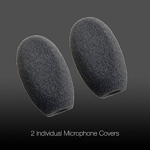 Foam Microphone Windscreens Covers 2 Pack i kompatibilne slušalice za igranje Mic - Turtle Beach Recon,