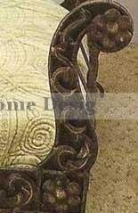 Posh antique stil mesingani san za kućni ljubimac za kućne ljubimce Viktorijanski ukras dizajner željezo