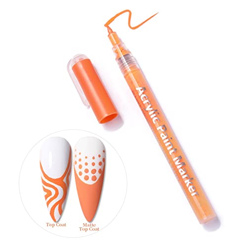 HAYCHE 1pc olovka za nokte vodootporna olovka za nokte Quick Dry dugotrajne DIY apstraktne linije olovka