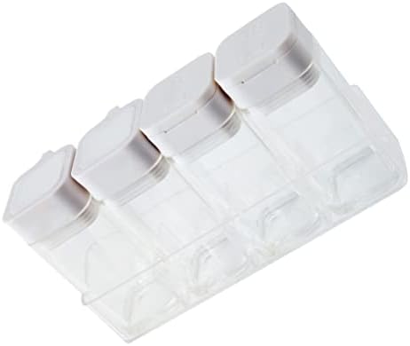 Cabilock Clear Container 1 Set Kuhinja Prozirna začinska kutija Clear začina za skladištenje kontejnera