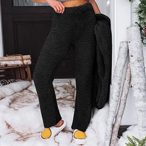 Ženske nejasne pantalone od ruča, 2022. Zimska novost zguzda jogger fitness duksevi meka lepršavi runo Početna
