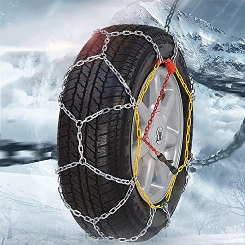 Lanci za sneg Gang Tire, lanci za snijeg u nuždi za automobile / SUVS / kamione / kamione, 2 kom Podesivi
