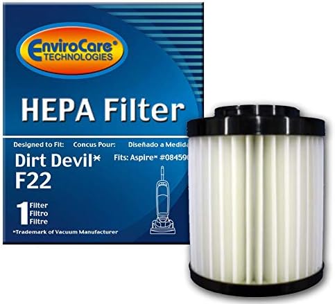 Envirocare zamjena Premium HEPA Filter dizajniran za postavljanje Dirt Devil F22 stubova
