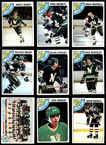 1978-79 TOPPS Minnesota North Stars u blizini Team Set Minnesota North Stars GD + Sjeverne zvijezde