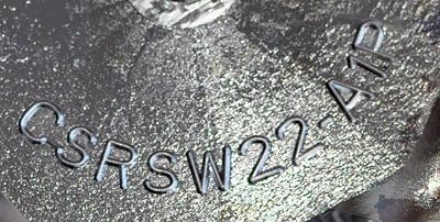 Crveni sportski točak RSW22 centralni poklopac serijski broj CSRSW22-A1P