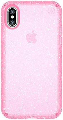 Speck iPhone XS Presidio Clear + Glitter Case, IMPACTIUM otporan na ogrebotine 8 stopa zaštićena futrola