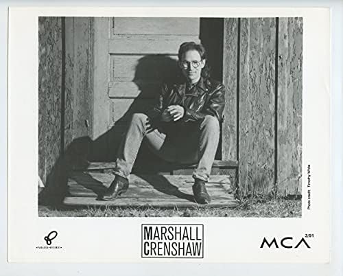 Marshall Crenshaw Photo Original Vintage 1991 MCA Zapisuje promociju publiciteta