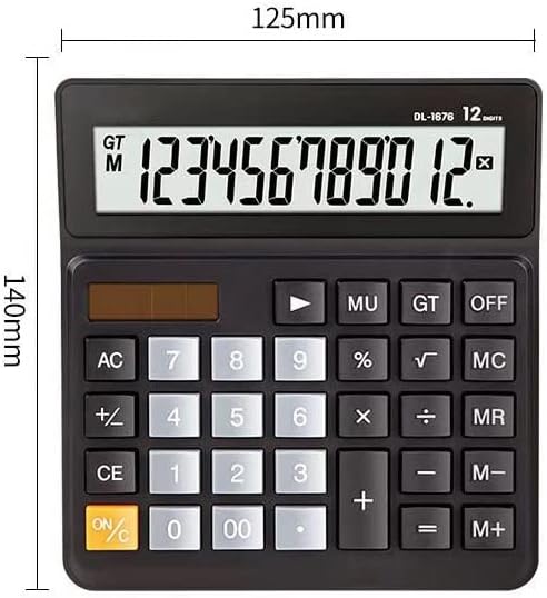 XWWDP Desktop Kalkulator Finansijski računovodstveni kalkulator solarni kalkulator 12-znamenkasti kalkulator