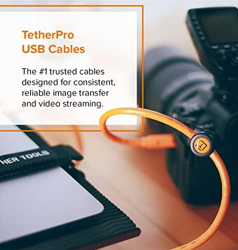 Tether Alati TheterPro USB 3.0 do mikro-B desnog kutnog kabla | Za brz prijenos i vezu između kamere i računara