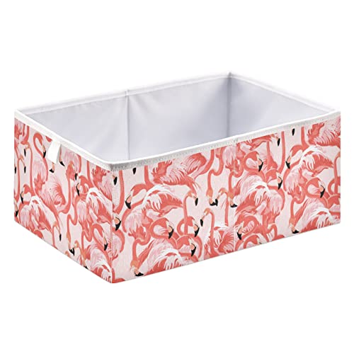 Pink Flamingo cvjetna kocke za odlaganje kante za skladištenje bina vodootporna igračka košara za kante