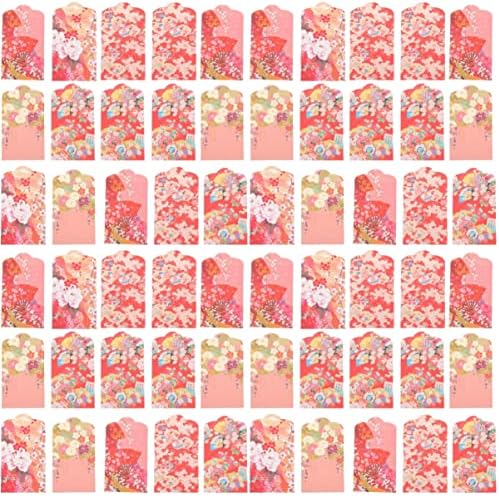 Pretyzoom 200 kom pozivnice Povucite šik dekor koverte ružičaste japanske tigrove Kite torbica šivanja bebe