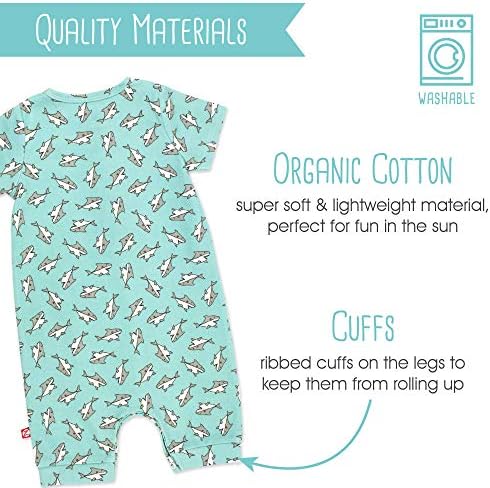 Zutano Baby Boys 'Organic Pamuk Henley Bodysuit, kratki rukav, Playcuit za bebe